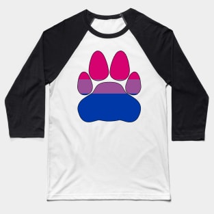 Bi Pride Paw Baseball T-Shirt